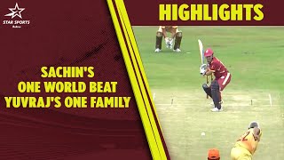 Alviro Petersen Guides Sachins One World Team to Victory  One Family One World Cup Highlights [upl. by Ahsilaf]