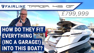 NEW Fairline Targa 45 GT 2021 Model  £799999  Is it worth it [upl. by Veradi526]