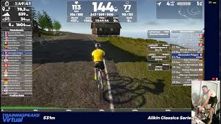 TrainingPeaks Virtual  Allkin Classics Series  Wk6  77k amp 531m [upl. by Hutchinson128]