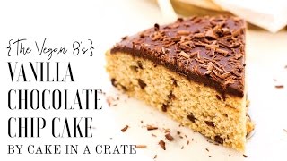 The Vegan 8s Vanilla Chocolate Chip Cake by Cake in a Crate [upl. by Carol-Jean201]