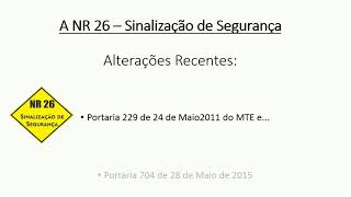 Alterações na NR 26  Sistema Globalmente Harmonizado ou GHS Globally Harmonized System 1 de 2 [upl. by Cristian]