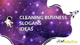 Cleaning Business Slogans Ideas to double your profit [upl. by Sairahcaz]