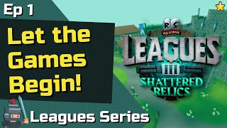 OSRS Leagues 3 Progress Video 1 Let the Games Begin [upl. by Aihsinat503]