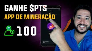 APP DE MINERAÇÃO COM AIRDROP  GANHE PTS NO WALBI [upl. by Adam]