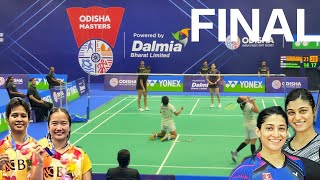 FINAL WOMENS DOUBLES  ODISHA MASTERS 2023  MEILYSARACHEL INA VS TANISHAASHWINI PONNAPPA [upl. by Lemak606]