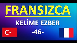 FRANSIZCA KELİME EZBER46 [upl. by Falk]