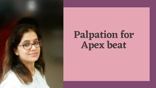 Palpation for apex beat [upl. by Lema420]