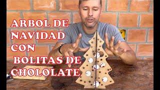 Haciendo árbol de navidad con bolitas de chocolate [upl. by Melville164]