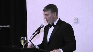 Sgt Dakota Meyer USMC Naval Air Station Kingsville 239th Navy Birthday Ball [upl. by Eedolem]