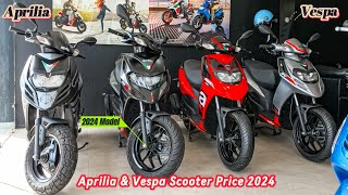 Aprilia and Vespa Scooter Latest Price in Nepal 2024🇳🇵 Aprilia Scooter Price [upl. by Lemrej952]