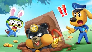 Super Cape Man  Police Cartoon  Sheriff Labrador  Cartoons  Cartoon for Kids  BabyBus [upl. by Lemrac]