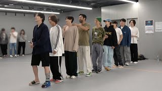 SUPER JUNIOR 18TH ANNIVERSARY 1ts 8lue FAN MEETING 1  Dance Practice Behind [upl. by Thun109]