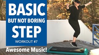 KATS BASIC STEP AEROBICS HOME WORKOUT 7 Full Workout 33 MIN [upl. by Eceirtal]