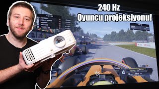 240 Hz OYUNCU PROJEKSİYONU kullandım Viewsonic PX7014K [upl. by Fernyak372]