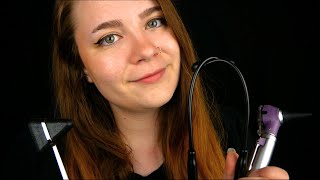 Extra Thorough Medical Examination Percussion Sticky Stethoscope Eye Testing 🩺 ASMR Medical RP [upl. by Ttcos280]