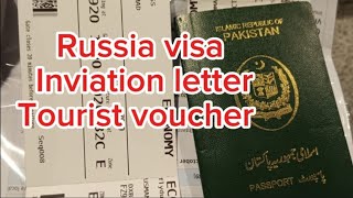 Russia invitation letter amp voucher 🇷🇺apply dubai uae saudiarabia shorts shortvideo [upl. by Zerlina]