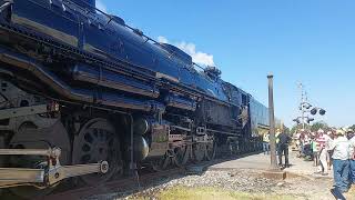 BIG BOY Steam Train 4014 NAVASOTA TEXAS [upl. by Oag]