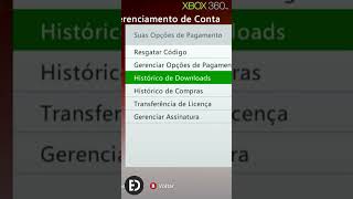 XBOX360  RESGATARBAIXAR JOGOS DIRETO NO CONSOLE [upl. by Bogusz]