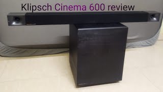 Klipsch Soundbar Cinema 600 review in tamil [upl. by Laikeze827]