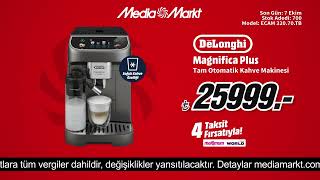 DELONGHİ Magnefica Plus Tam Otomatik Kahve Makinesi 25999TL fırsatıyla MediaMarkt’ta [upl. by Jasun]