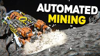 How To Setup Automated Mining In Space Engineers  Tutorial [upl. by Pressman237]