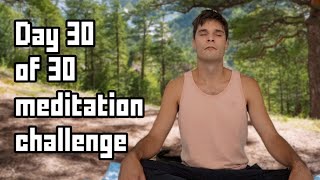 Day 30 of 30 Meditation Challenge  Anapana Vipassanā  1 Hour SPECIAL  Adrian Gee [upl. by Monjan]