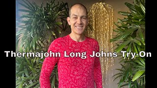 TryOn Review of Thermajohn Long Johns Thermal Underwear for Men [upl. by Alyssa]