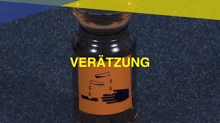 Verätzung  MAUS Erste Hilfe Kurs  Video Tutorial [upl. by Ruckman]