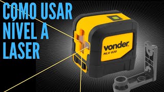 Como Usar Nível a Laser Vonder  NLV 020 [upl. by Raffin475]