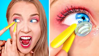 IMPOSSIBLE GIRLY PROBLEMS WITH LONG NAILS  Crazy Situations and Funny Fails by 123GO SCHOOL [upl. by Novhaj]