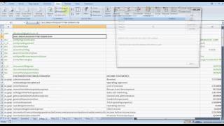 Using XBRL Sheet in Excel [upl. by Aimar]