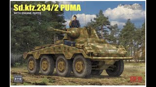 Introducing The Latest Rfm Ryefield Model 135 Sdkfz2342 Puma Kit [upl. by Odnalor]