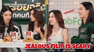 ENGSUB NAMTANFILM x MILKLOVE JEALOUS AND SWEET MOMENTS during Grab Thumbs Up  FULL INTERVIEW [upl. by Aekim532]