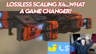 Lossless scaling x4 test on star citizenhow did it fare out starcitizen gaming losslessscaling [upl. by Dominga]