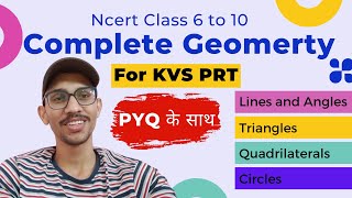 Complete Geometry in 1 Class  All Concepts  PYQS  for KVS PRT Himanshu Sangwan [upl. by Annawal]