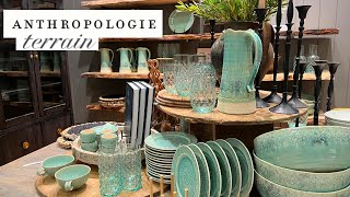 Anthropologie Home Decor Terrain and Furniture In store walking [upl. by Dnesnwot]