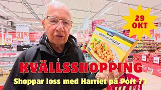 20241029 KVÄLLSSHOPPING  Shoppar loss med Harriet på Port 73 [upl. by Madalyn]