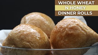 Whole Wheat n Honey Dinner Rolls are light and soft with a touch of honey [upl. by Ailimac]