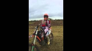 Gino Rea Motocross 2012 at Alfie Smiths [upl. by Ennayelhsa]