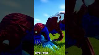 Epic Dinosaur Showdown Oxalaia Cyborg TRex Spiderman Chomper amp More jurassicworldevolution [upl. by Notxed711]