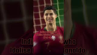 INDIAN ACTORS WHO IDOLISE CRISTIANO RONALDO PART  1cristianoronaldo [upl. by Ettellocin208]