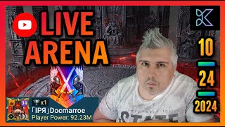 Raid Shadow Legends  Live Arena TOP 1 IPR DocMarroe  Halloween packs when [upl. by Anyalram]