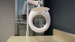 Aven Tools ProVue Super Slim Magnifying Lamp with 5 Diopter Lens [upl. by Tnomed]