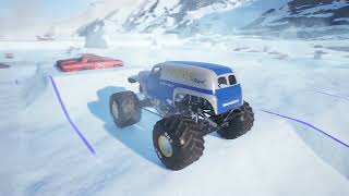 Showdown Tour Snowy Lands Extreme Head To Head  Monster Jam Showdown [upl. by Aleras]