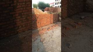 Basement ki Wall Shoro Ho gai construction 1ksubscribers viral [upl. by Diandre]