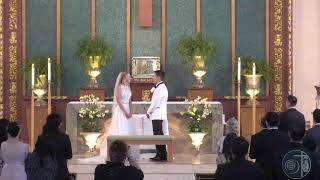 Wedding of Zuzanna Kruk amp Jimmy Hoang Dang September 14 2024 200 PM Mass HolyFamilyArtesia [upl. by Coralie]