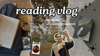 WEEKLY READING VLOG  różnorodne książki studencka codzienność jesienna aura 🍂☕️🤎📖 [upl. by Neillij738]