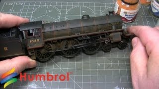 Humbrol  Weathering Powder  Hornby Class B1 Steam Loco [upl. by Ailesor]