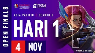 🔴 ID AP Mobile Legends Bang Bang  Snapdragon Mobile Open Finals  Season ke6  Hari 1 [upl. by Greff]