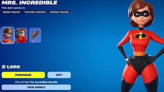 Fortnite I Bought Leelah amp Mrs Incredible Skin [upl. by Gniliem621]